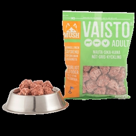 MUSH Vaisto® Grøn - Okse-Gris-Kylling - 3 kg